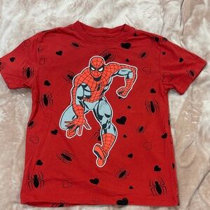 Marvel Red Spider-Man Kids Shirt